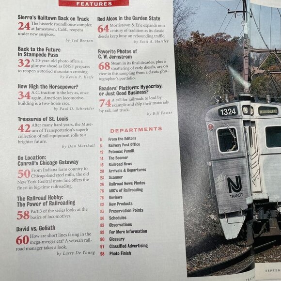 Trains Magazine of Railroading u September 1996 Vol 56 No 9 Short Lines and Mer - Picture 6 of 15